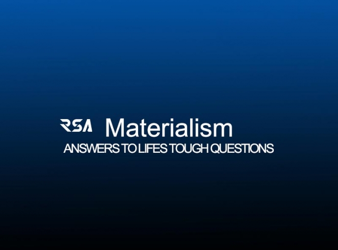 Overcoming Materialism (2)